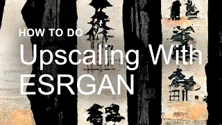 Upscaling with ESRGAN