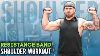 Zeus Fitness Resistance Band Exercises For The Shoulders = AWESOME HOME WORKOUT💪