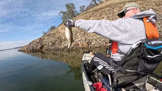 Bass Fishing Lake Don Pedro California 02 13 2024