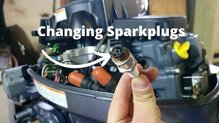 DIY Changing sparkplugs | Yamaha 6, 8, 9.9HP 4stroke outboard | FT8 | EPS4 2002 - 2014