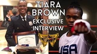 POLICE OFFICER BY DAY, PRO BOXER BY NIGHT! TIARA BROWN GETS PERSONAL IN WORLD FIGHT FANS EXCLUSIVE!!