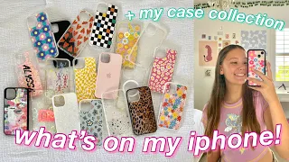 what's on my iphone + my case collection!