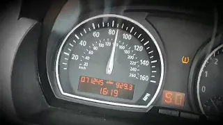 100-220 km/h Bmw x3 e83 3.0si 272ps acceleration