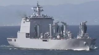 7년 만에 일본 해상자위대 국제 관함식에 참가한 한국 군함,  관함식 참가 최신예 군수지원함 소양함 영상,  관함식 참가 14개국 함정 내일 다국적 연합훈련 실시