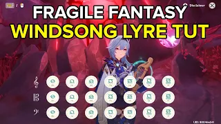 Dragonspine Theme Ost Fragile Fantasy Windsong Lyre Tutorial | Genshin Impact