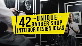 42 Unique Barber Shop Interior Design Ideas | Pictures Layouts and Architecture | 2019