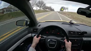 Driving around Audi s4 b7 POV