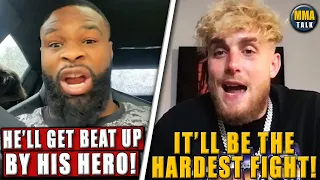 Tyron Woodley & Jake Paul REACT after boxing match is made official,Bisping on Woodley vs Paul,Stipe