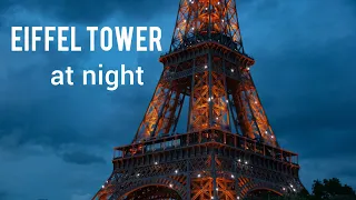 [4K] Eiffel tower sparkling at night, Paris France🇫🇷