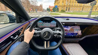 New MERCEDES E-CLASS 2024 - POV test drive & FULL REVIEW (E 220 d)