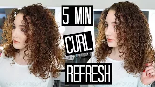 How to Refresh Curls in 5 Minutes - Next-Day Hair Routine