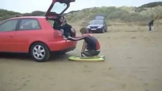 Tow Surfing - with a Car!