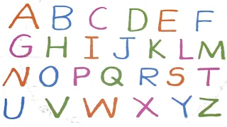 LEARN ALPHABETS A-Z (UPPER-CASE LETTERS).EASY AND SIMPLE LEARNING FOR KIDS.