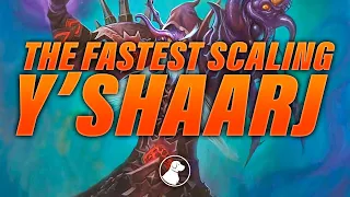 The Fastest Scaling Y'shaarj and The First Ever Junkbot | Dogdog Hearthstone Battlegrounds