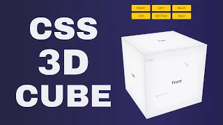 CSS 3D Cube animation [Project #35]