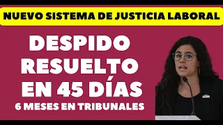 CONCILIACIÓN LABORAL DESPIDO SOLUCIONADO EN 45 DÍAS.