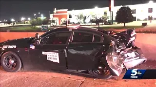 OHP trooper inside patrol car hit by alleged drunken driver speaks about collision