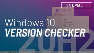Windows 10 Tutorial: Check if You have the 20H2 (October 2020 Update) Update is Installed