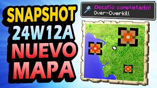 ✅ Mapas NARANJAS! MÁS LOGROS! COMIDA CUSTOM 👉 Snapshot 24W12A Minecraft 1.21