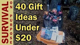 40 Outdoor Gifts Ideas for Under $20 Dollars - Survival Gear