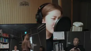 Producers clapping at STAYC Sieun's vocals 'Beautiful Monster' Recording Behind