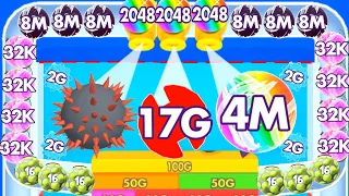 Bounce Merge | bounce and collect in bounce Merge 2048 Blob Merge 2048....16G #Bouncemerge