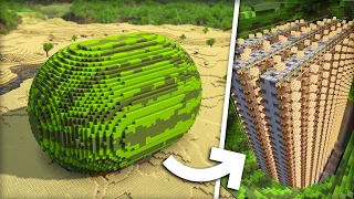 Construí Una Inmensa Granja de SANDÍAS En Minecraft