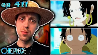 ВСТРЕЧА ЛУФФИ И ХЭНКОК !!! | Ван-пис ► 411 серия | Реакция на аниме | One Piece