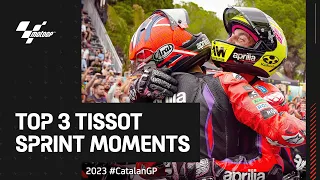 Top 3 #TissotSprint Moments! 😱 | 2023 #CatalanGP