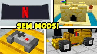 🚀 7 CONSTRUÇÕES HACKS que VOCÊ PODE FAZER no MINECRAFT BEDROCK