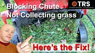 Grass is Clumping under Lawnmower Blocking Chute. Simple Fixes!