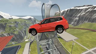 Car Jump Arena 22 | Car Jumps and Crashes | BeamNG drive fun & madness |