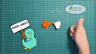 Origami Carp (Koi) - easy - check for subtitles - Invented by Riccardo Foschi