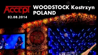 ACCEPT-Part2 -  M. HEART,Teutonic Terror,Balls To The Wall,-WOODSTOCK 02 08 2014 Poland