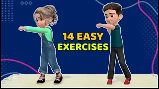 14 EASY EXERCISES FOR CHILDREN – KIDS EXERCISES