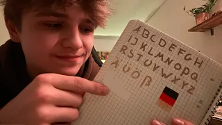 ASMR Teaching you Simple GERMAN 🇩🇪  2