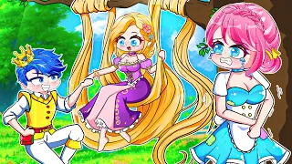 La princesa Anna se hace pasar por la doncella Rapunzel | Gacha Life | Rainbow Z en Español