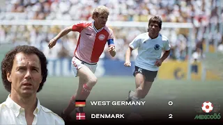 Morten Olsen Shocks Beckenbauer with a Perfect Libero Performance | West Germany vs Denmark 1986 WC