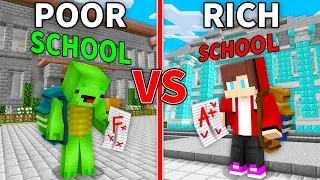 Mikey Poor Student vs JJ Rich Student in Minecraft - Maizen