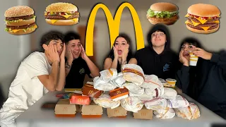 PROBANDO TODAS LAS HAMBURGUESAS DE MC DONALD'S