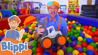 Learn Colors With Blippi At The Indoor Playground! | Educational Videos For Toddlers