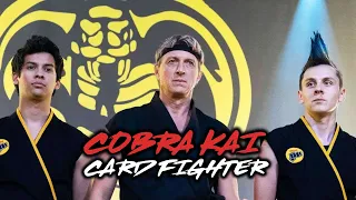 Johnny Lawrence's Cobra Kai feat. Miguel and Hawk in COBRA KAI CARD FIGHTER Gameplay Part 31