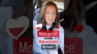 🇵🇱 “ my heart ❤️ “ in Polish language #shorts #speakpolish