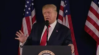 U.S. President Donald Trump gives speech at Mount Rushmore to celebrate Independence Day