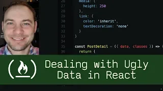 Dealing with Ugly Data in React (P5D66) - Live Coding with Jesse