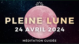 30 MIN 🎧 PLEINE LUNE en SCORPION ♏ 24 Avril 2024 | Méditation guidée ✨