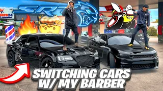 SWITCHING CARS WITH MY BARBER FOR 24 HOURS