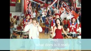 High School Musical 2- Everyday w/ lyrics- Troy and Gabriella