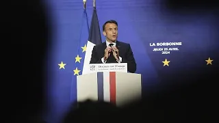 “A Europa é mortal”, alerta presidente da França em discurso sobre o futuro da União