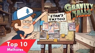 Gravity Falls - Top 10 Melhores Episódios #GravityFalls #G.F.Brasil